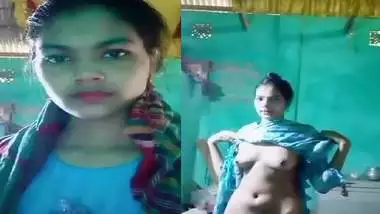 Girlfriend dress change and nude show for lover