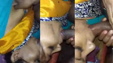 Desi lady sucks dick in the blowjob MMS
