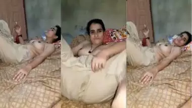 Punjabi nude lady smokes and shows boobs